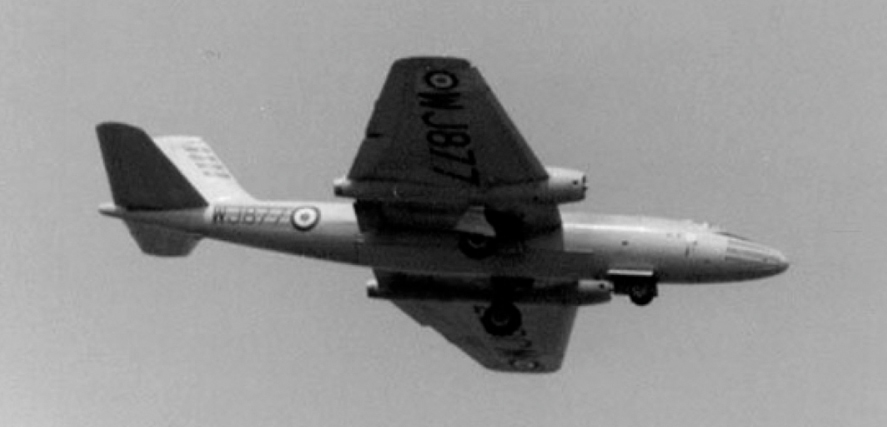 Vulcan XL390 on display at an air show in the UK prior to the accident