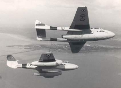 Vulcan XL390 on display at an air show in the UK prior to the accident